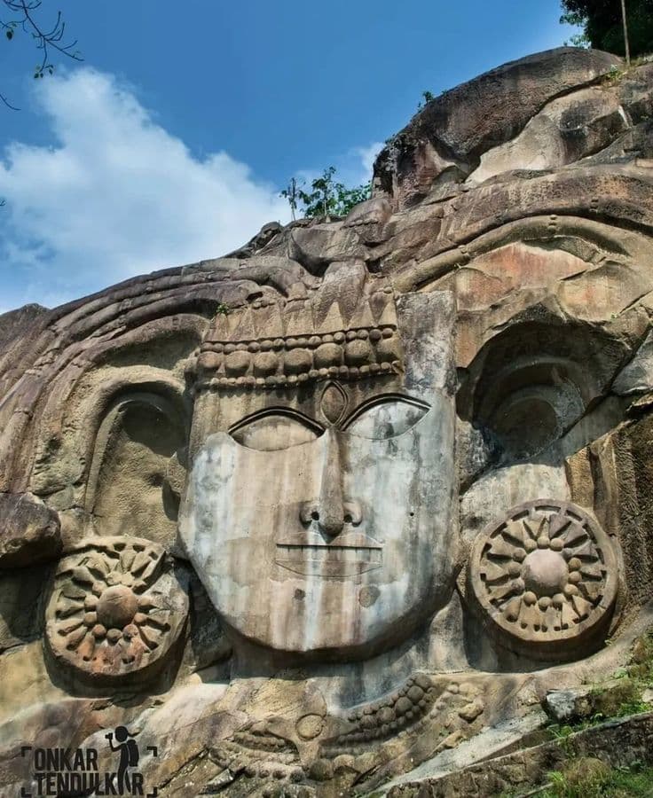 Unakoti Rock Sculptures photo 4